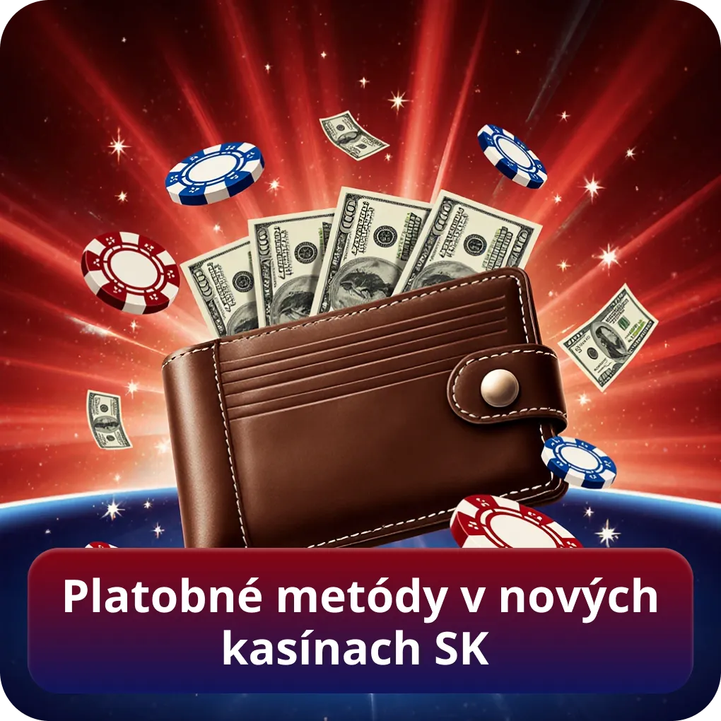 Platobné metódy v nových kasínach SK