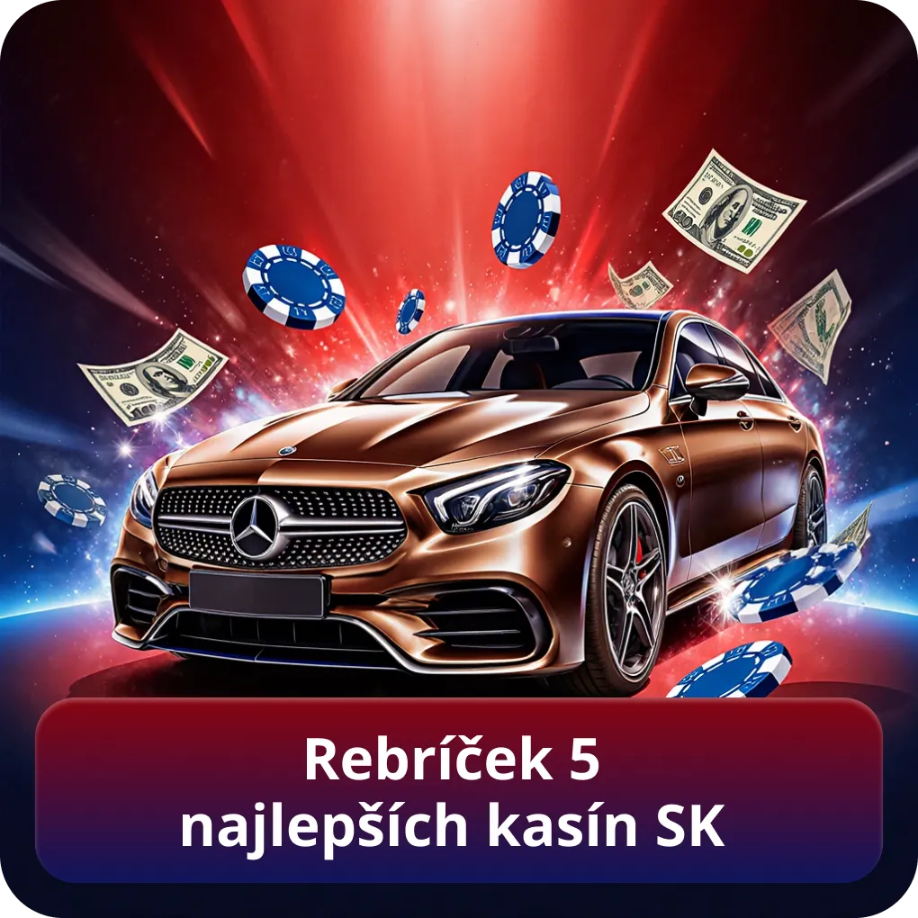 Rebríček 5 najlepších kasín SK